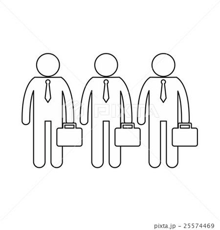 Business icon, outline style 25574469