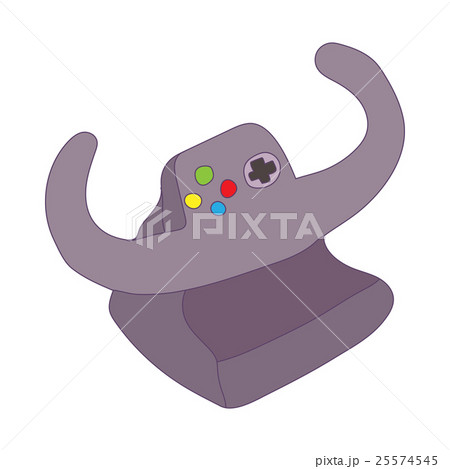 Steering wheel for racing icon, cartoon style 25574545