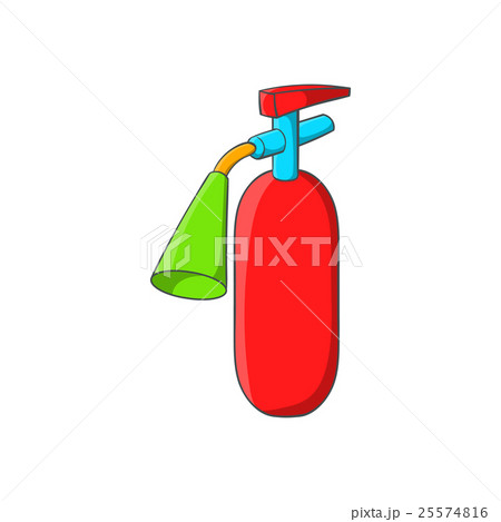 Fire extinguisher icon, cartoon style 25574816