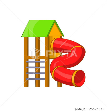 Slide pipe icon, cartoon style Slide pipe icon, cartoon style 25574849