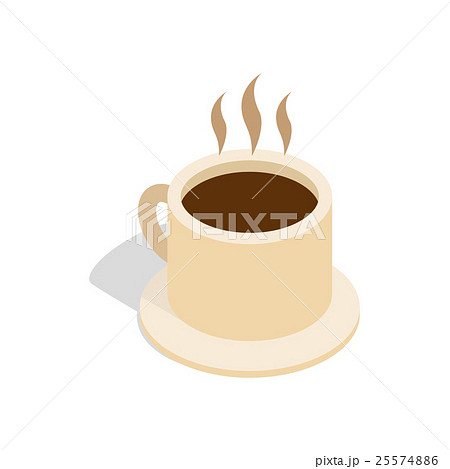 Coffee cup icon, isometric 3d style 25574886