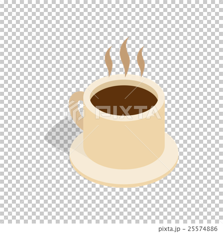 Coffee cup icon, isometric 3d style 25574886
