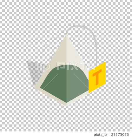 Teabag icon in isometric 3d style Teabag icon in isometric 3d style 25575076