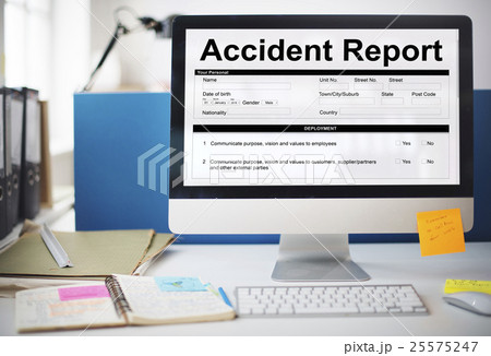 Accident Injury Report Form Information Concept 25575247