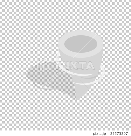 Tornado icon in isometric 3d styleのイラスト素材 [25575297] - PIXTA