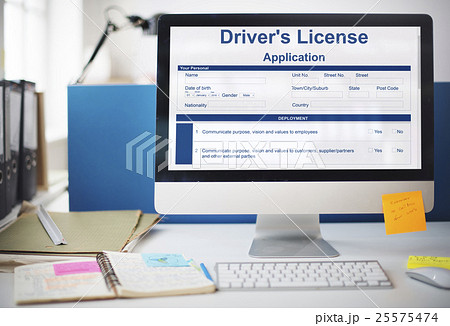 Driver’s License Application Permission Form Concept Driver’s License Application Permission Form Concept 25575474