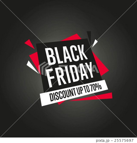 Black Friday sale sticker vector isolated Black Friday sale sticker vector isolated 25575697