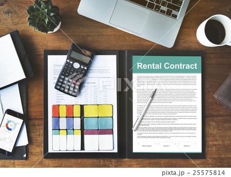 Rental Contract Assets Concept 25575814
