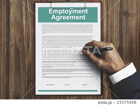 Employment Agreement Form Policy Concept Employment Agreement Form Policy Concept 25575936