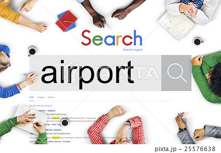 Airport Airplane Flight Destination Concept 25576638
