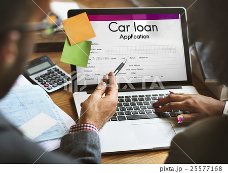 Car Loan Finance Application Money Concept Car Loan Finance Application Money Concept 25577168