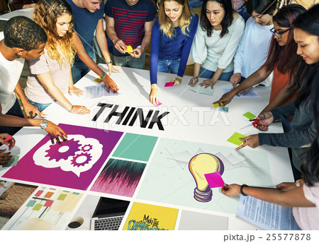 University Young Adult Teamwork Project Concept 25577878