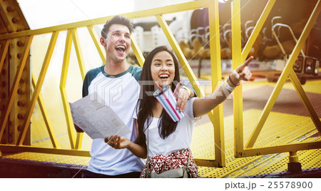 Couple Dating Relaxation Love Theme Park Concept Couple Dating Relaxation Love Theme Park Concept 25578900