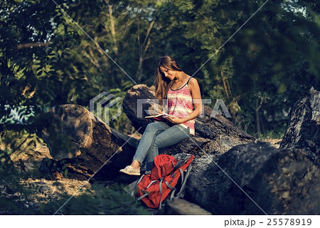 Leisure Relax Summer Tourism Carefree Travel Concept Leisure Relax Summer Tourism Carefree Travel Concept 25578919