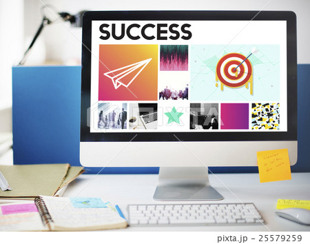 Goals Target Startup Launch Success Brand Concept 25579259