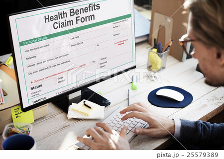 Health Benefits Claim Benefits Form Concept Health Benefits Claim Benefits Form Concept 25579389
