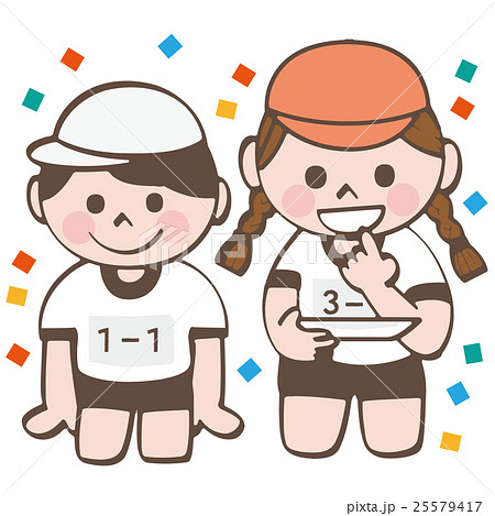 運動会のお昼休みお弁当は何かな 運動会のお昼休みお弁当は何かな 25579417