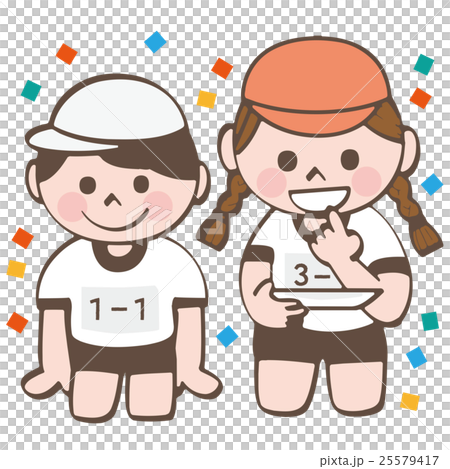 運動会のお昼休みお弁当は何かな 運動会のお昼休みお弁当は何かな 25579417