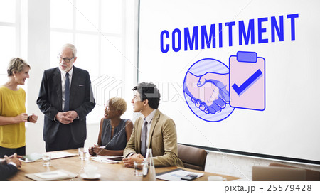 Business Contract Partnership Handshake Tick Concept 25579428