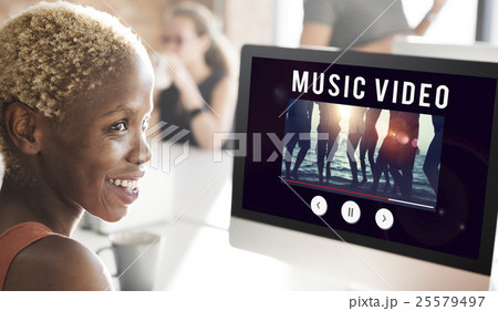 Video Entertainment Browsing Connect Digital Concept Video Entertainment Browsing Connect Digital Concept 25579497
