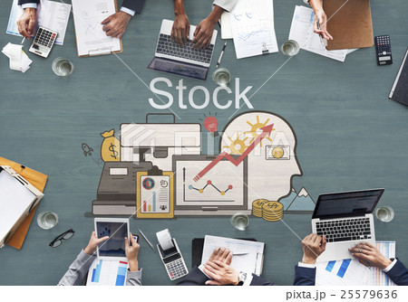 Stock Trading Accounting Finance Auditing Banking Concept 25579636