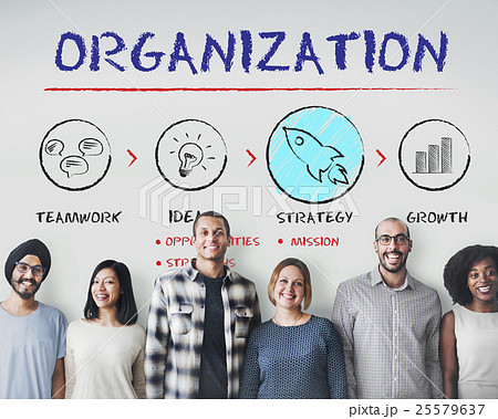 Organization Business Plan Growth Strategy Concept 25579637