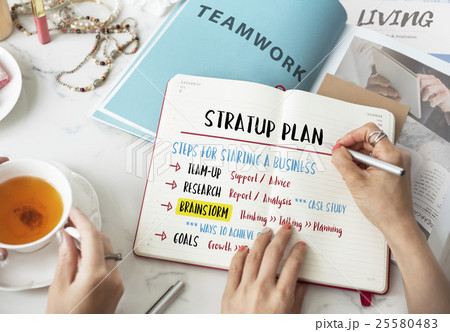 Business Plan Strategy Success Goals Research Concept 25580483