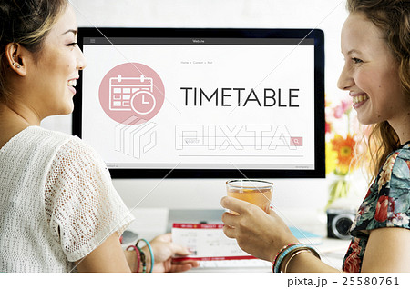 Agenda Calendar Appointment Graphic Concept 25580761