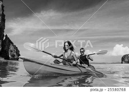 Kayak Activity Leisure Exercise Toursim Vacation Concept 25580768