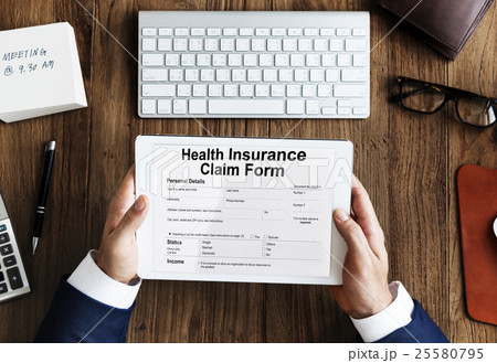 Health Benefits Claim Benefits Form Concept 25580795