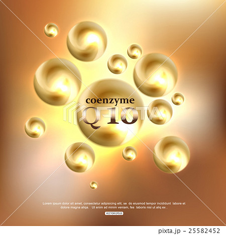 Coenzyme Q10 Cosmetic Background. Anti Wrinkle 25582452