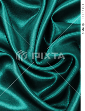 Smooth elegant blue silk or satin as background 25583401
