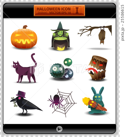 Halloween color icon 1.illustration account someth 25586615