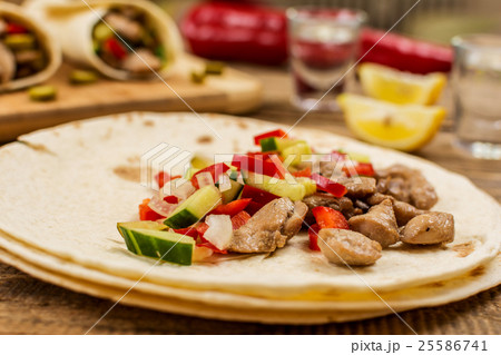 Mexican tortila wrap Mexican tortila wrap 25586741