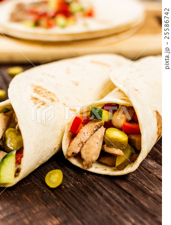 Mexican tortila wrap Mexican tortila wrap 25586742