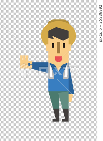 農業【フラット人間・シリーズ】 25586992