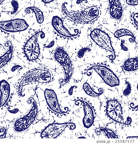 ペイズリー柄 ペイズリー柄 25587577