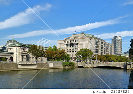 大阪淀屋橋 土佐堀川と大阪市役所 大阪淀屋橋 土佐堀川と大阪市役所 25587825