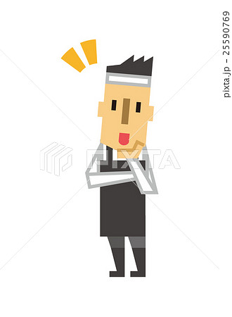 魚屋さん【フラット人間・シリーズ】 魚屋さん【フラット人間・シリーズ】 25590769