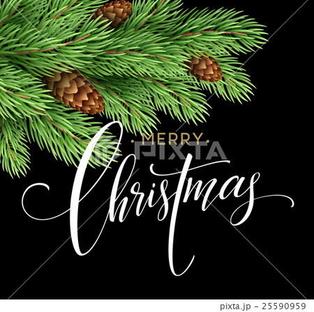 Merry Christmas and Happy New Year 2017 greeting 25590959