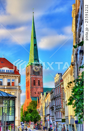 View of Jakobikirche, St. Jakobi Church in Lubeck View of Jakobikirche, St. Jakobi Church in Lubeck 25591212