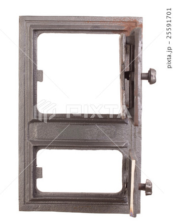 Cast iron door for furnaces. 25591701