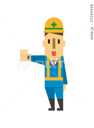 交通警備【フラット人間・シリーズ】 25593448