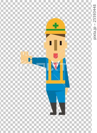 交通警備【フラット人間・シリーズ】 25593448