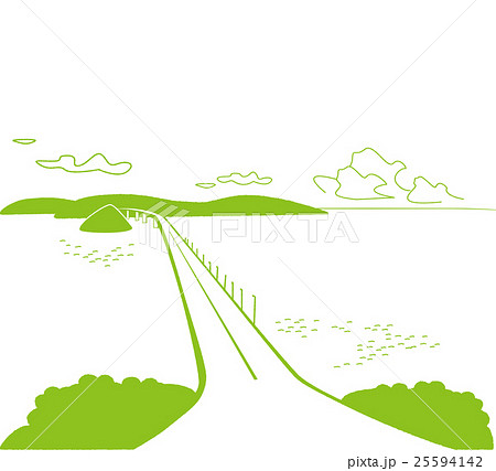 角島イラスト 25594142
