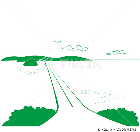 角島イラスト 25594143
