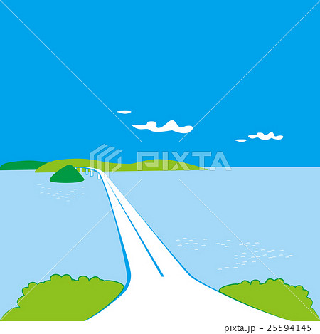 角島イラスト 25594145