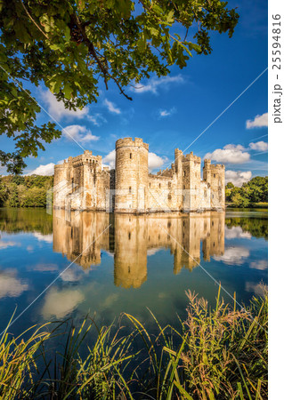 Historic Bodiam Castle in East Sussex, England 25594816