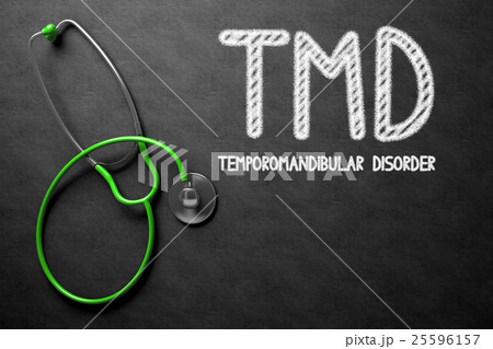 TMD on Chalkboard. 3D Illustration. 25596157