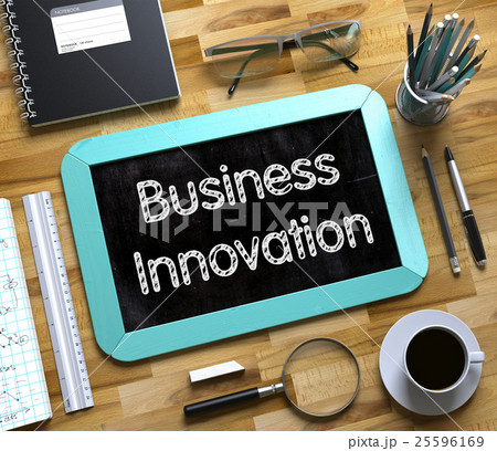 Business Innovation Handwritten on Small 25596169